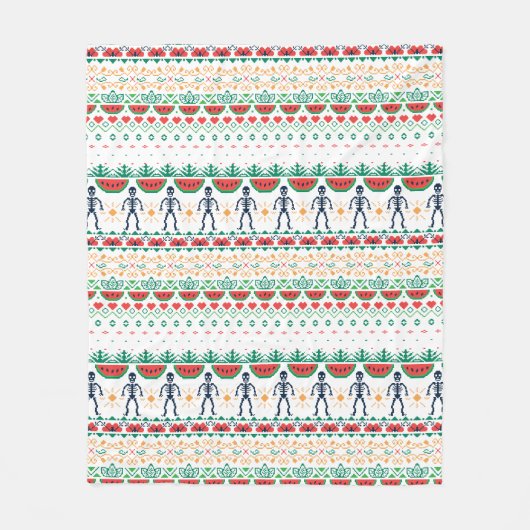 フリーダ・カーロ|のメキシコグラフィック フリースブランケット (正面)