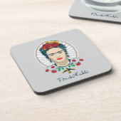 フリーダ・カーロ|のヴィンテージの花柄 コースター (左側)