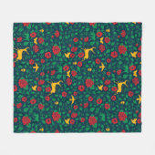 フリーダ・カーロ|の生命記号 フリースブランケット (正面(横))