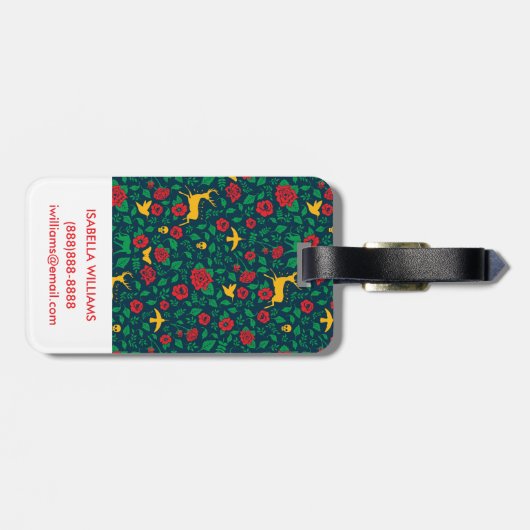 フリーダ・カーロ|の生命記号 ラゲッジタグ (裏面横)