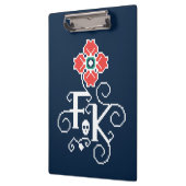 フリーダ・カーロ|の花捧げ物 クリップボード (左)