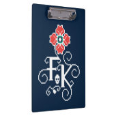 フリーダ・カーロ|の花捧げ物 クリップボード (右)