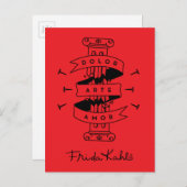 フリーダ・カーロ|の苦痛の芸術愛 ポストカード (正面/裏面)