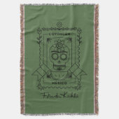 フリーダ・カーロ| Coyoacán スローブランケット (正面縦)