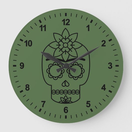 フリーダ・カーロ| Coyoacán ラージ壁時計 (正面)