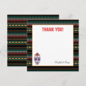 フリーダ・カーロ| Dia De Los Muertos -ありがとう サンキューカード (正面/裏面)