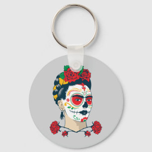 フリーダ・カーロ El Diaa de los Muertos キーホルダー