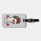 フリーダ・カーロ| El Diaa de los Muertos ラゲッジタグ (正面横)