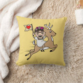 フリーダ・カーロ| FridaMoji -トナカイ クッション (ブランケット)