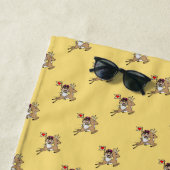 フリーダ・カーロ| FridaMoji -トナカイ ビーチタオル (インサイチュ)