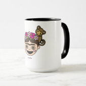 フリーダ・カーロ| FridaMoji -幸せなFrida マグカップ (正面右)