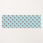 フリーダ・カーロ| FridaMoji -幸せなFrida ヨガマット (正面(横))