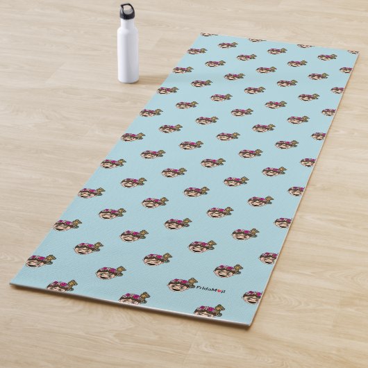 フリーダ・カーロ| FridaMoji -幸せなFrida ヨガマット (インサイチュ)