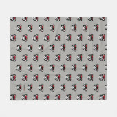 フリーダ・カーロ| FridaMoji -死んだ猿の日 フリースブランケット (正面(横))