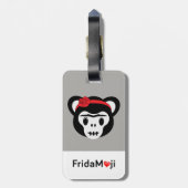 フリーダ・カーロ| FridaMoji -死んだ猿の日 ラゲッジタグ (裏面縦)