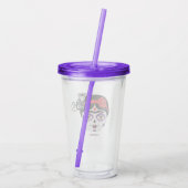 フリーダ・カーロ| FridaMoji -死者の日 アクリルタンブラー (裏面)