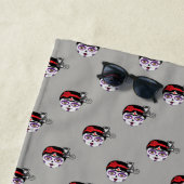 フリーダ・カーロ| FridaMoji -死者の日 ビーチタオル (インサイチュ)