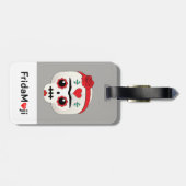 フリーダ・カーロ| FridaMoji -砂糖のスカル ラゲッジタグ (裏面横)