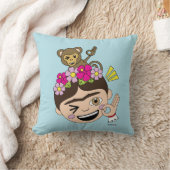 フリーダ・カーロ| FridaMoji - OK クッション (ブランケット)