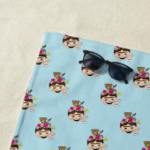 フリーダ・カーロ| FridaMoji - OK ビーチタオル (インサイチュ)