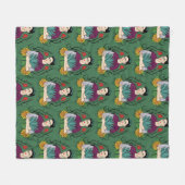 フリーダ・カーロ| MiメキシコLindoパターン フリースブランケット (正面(横))