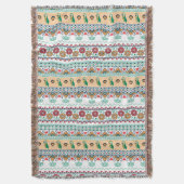 フリーダ・カーロ| Patronn de Colores スローブランケット (正面縦)