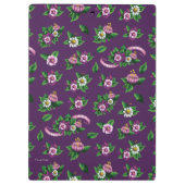 フリーダ・カーロ| Purlpeの花花束パターン クリップボード (裏面)