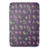 フリーダ・カーロ| Purlpeの花花束パターン バスマット (正面縦)