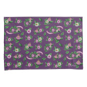 フリーダ・カーロ| Purlpeの花花束パターン 枕カバー (正面右)