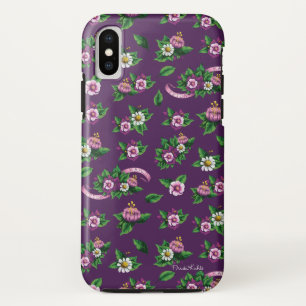 フリーダ・カーロ  Purlpeの花花束パターン iPhone X ケース