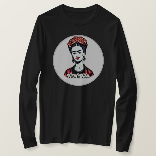 フリーダ・カーロ Tシャツ (デザイン正面)