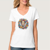 フリーダ・カーロ Tシャツ (正面)