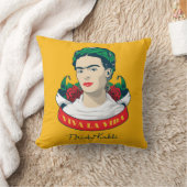 フリーダ・カーロ| Vivaのla Vida クッション (ブランケット)
