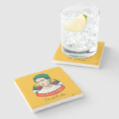 フリーダ・カーロ| Vivaのla Vida ストーンコースター (横)