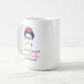 フリーダ・カーロ| Vivaメキシコ コーヒーマグカップ (正面左)