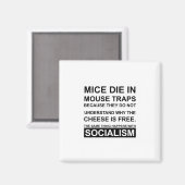 フリーチーズAKA社会主義とマウストラップ マグネット (正面/裏面)