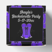 フリーティーパープルコルセットハート フェイバーボックス (上部)