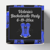 フリーティ ブルー コルセット ハート フェイバーボックス (上部)