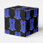 フリーティ ブルー コルセット ハート フェイバーボックス (裏面サイド)