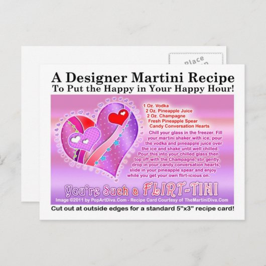 フリートティニバレンタインデンマルチニレシピはがき シーズンポストカード (正面/裏面)