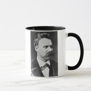 フリートリッヒウィルヘルムNietzsche (1844-1900年) 1873年(b/w マグカップ