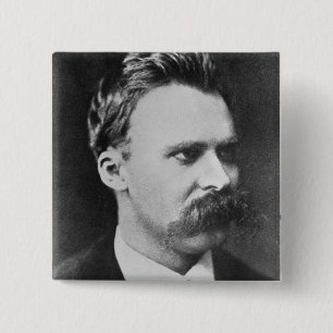 フリートリッヒウィルヘルムNietzsche (1844-1900年) 1873年(b/w 缶バッジ