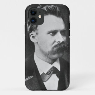 フリートリッヒウィルヘルムNietzsche (1844-1900年) 1873年(b/w iPhone 11 ケース