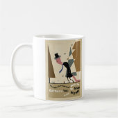 フリートリッヒNietzscheの哲学 コーヒーマグカップ (左)