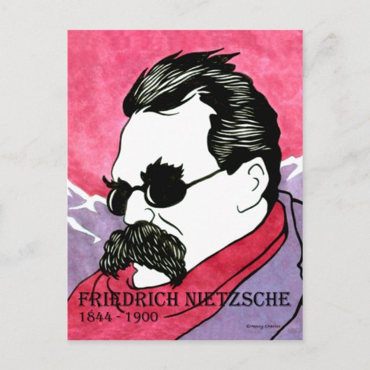 "フリートリッヒNietzsche"の郵便はがき ポストカード (正面)