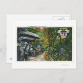 フリートークウォークザロックキスをするビュー ポストカード (正面/裏面)