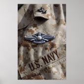 フリート海兵隊の戦闘機ピン ポスター (正面)