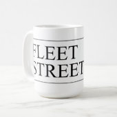 フリート街 コーヒーマグカップ (正面左)