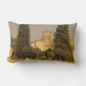 フリードリック・レイトン卿による『マルタ・ヴィラ、ローマ』 ランバークッション (正面)