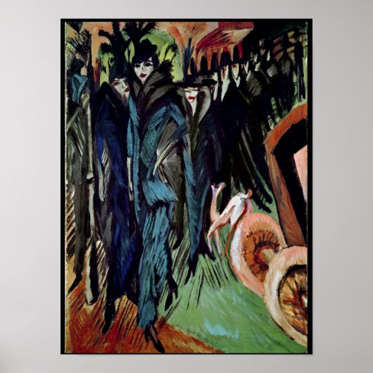 フリードリッヒストラセ， 1914 ポスター (正面)